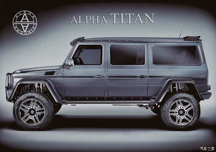 alphaarmouring改装的奔驰g级