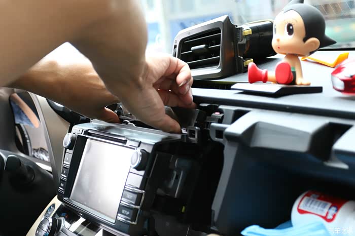 【图】丰田rav4换大屏安卓导航一体机过程【多图】_rav4荣放论坛_汽车