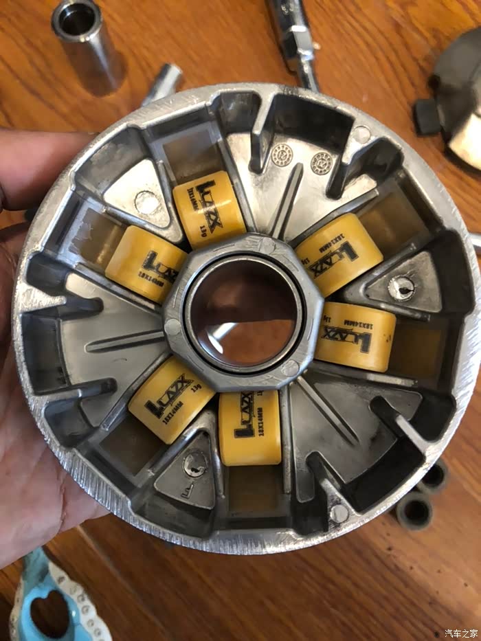 三阳火凤凰fnx150改装更换普利珠记录贴