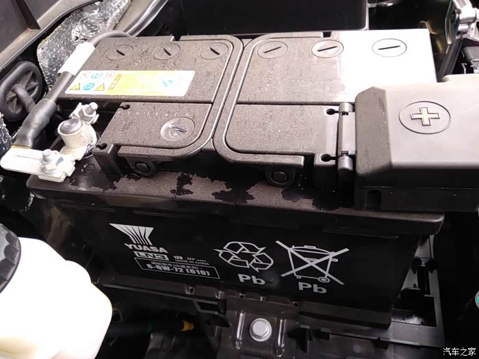 【图】gs8电瓶上有油渍?_传祺gs8论坛_汽车之家论坛