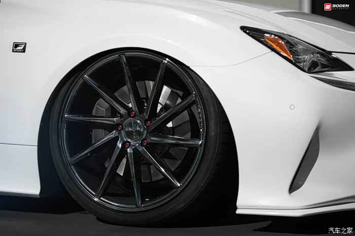 rc350改装美国vossen cvt轮毂,颜值太帅