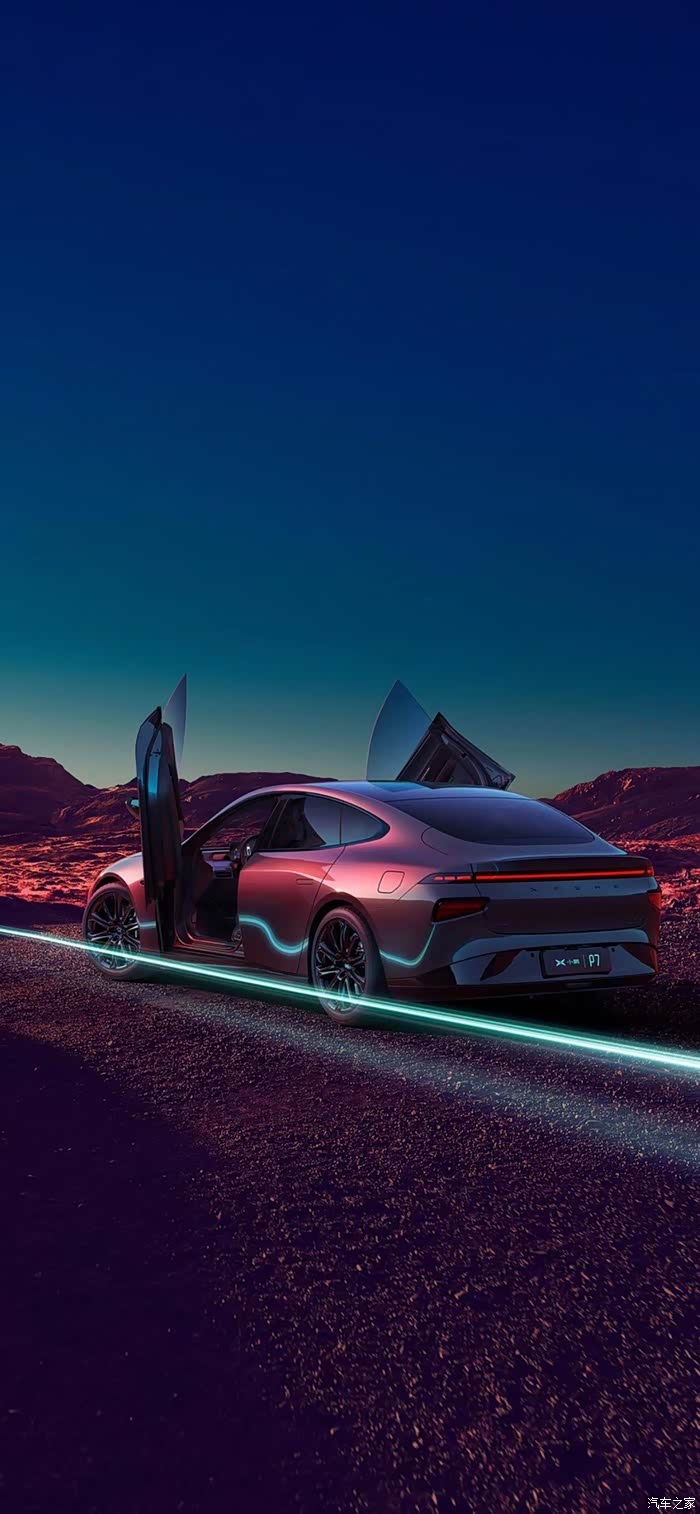 【图】小鹏也有赛博朋克风-鹏翼门版p7初相识_小鹏p7论坛_汽车之家