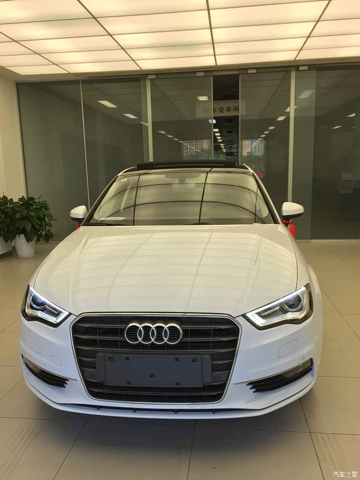 意料之外的选择-奥迪a3白色提车啦!