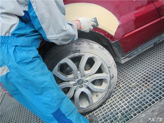 【图】小红去钣金喷漆啦!确实有壹手啊,_维修保养论坛_汽车之家论坛