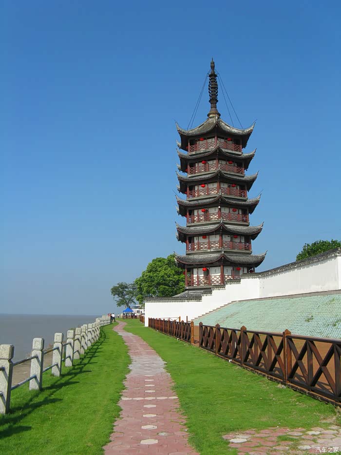 久慕钱塘风景海宁盐官观潮