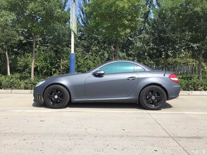 【图】slk全车改美国雅龙二战德军战斗灰 坐等7座x1上市_宝马x1论坛