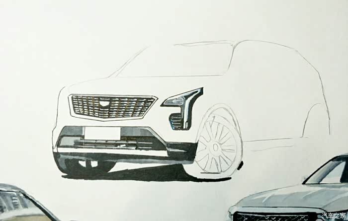 jason手绘凯迪拉克系列车型