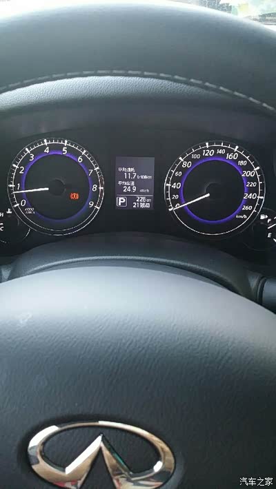 【图】各位车主谈下油耗情况吧,别的都很好,担心油耗_英菲尼迪qx50