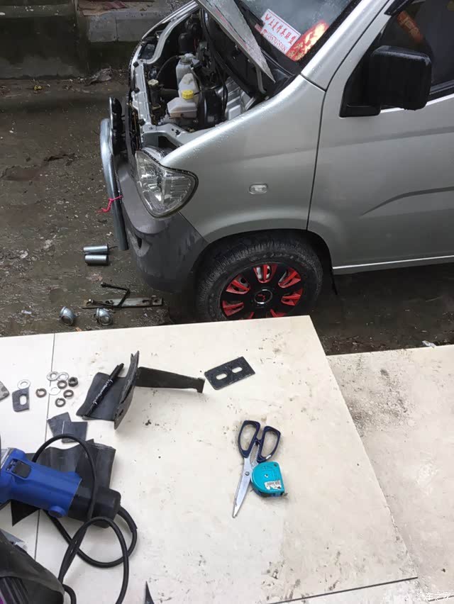 全国五菱精英联盟qq群62655050小百度改装自制保险杠