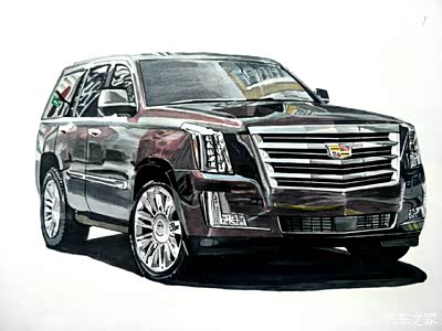 【jason】手绘凯迪拉克系列车型_汽车插画论坛_手机汽车之家