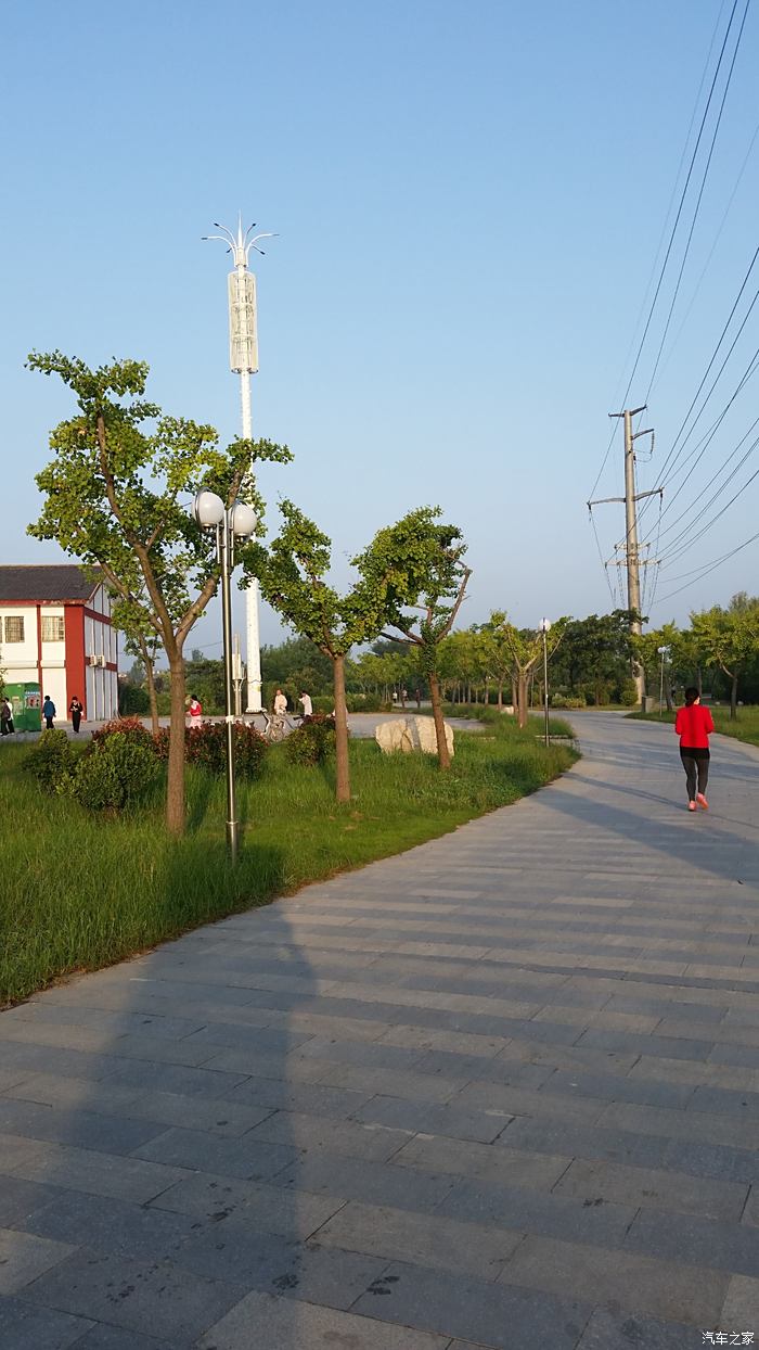 銀冠帶我去晨跑二記曹縣環島公園