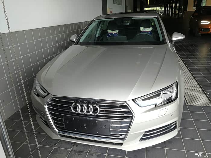【图】奥迪a4l白金色好看吗会显得土气吗?_奥迪a4l论坛_汽车之家论坛