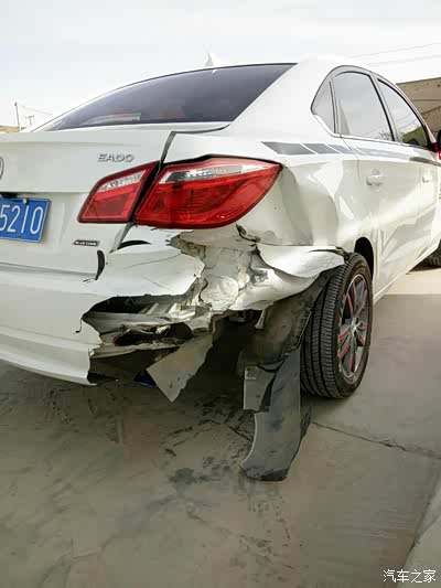 【图】【四川长安家族】奥迪a6追尾长安逸动_逸动/逸动xt论坛_汽车之