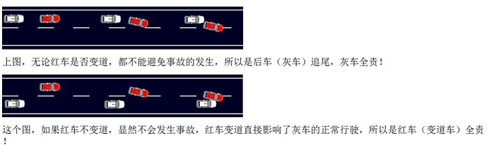 虚线变道责任认定图解图片