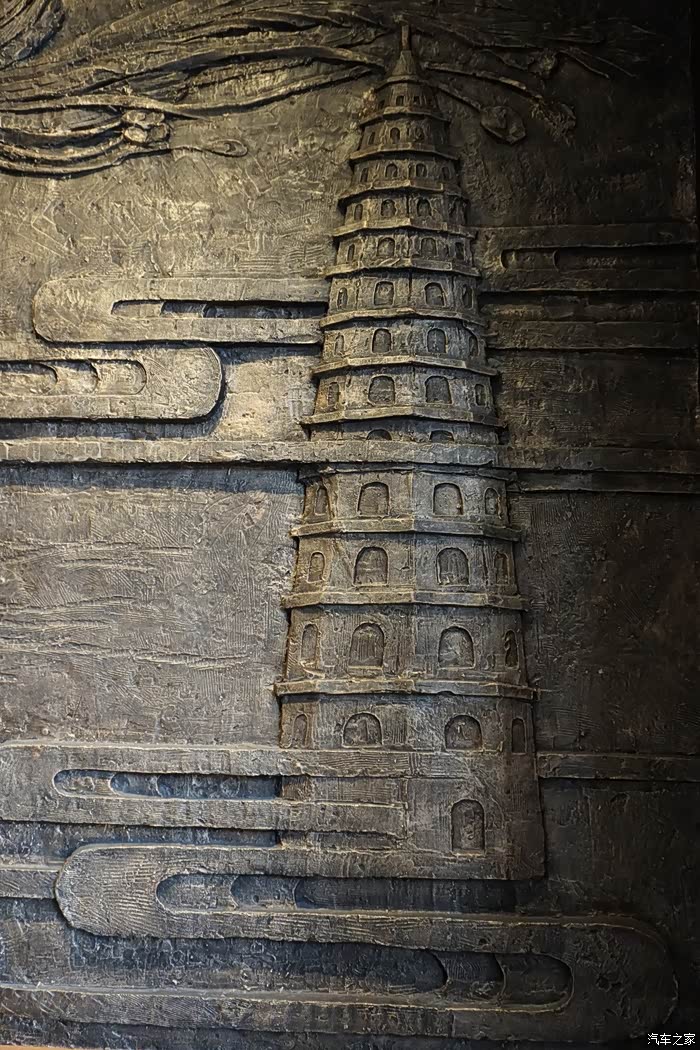 女皇与剑门关大型浮雕墙画欣赏