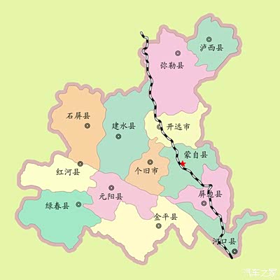 ------------红河   云g