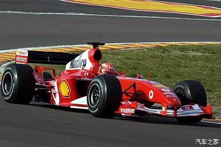 ferrari f2003ga赛车,2003赛季,世界冠军,6场分站冠军,全年93积分.