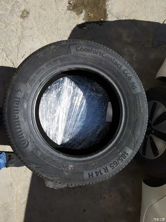 更换18565r14马牌cc6