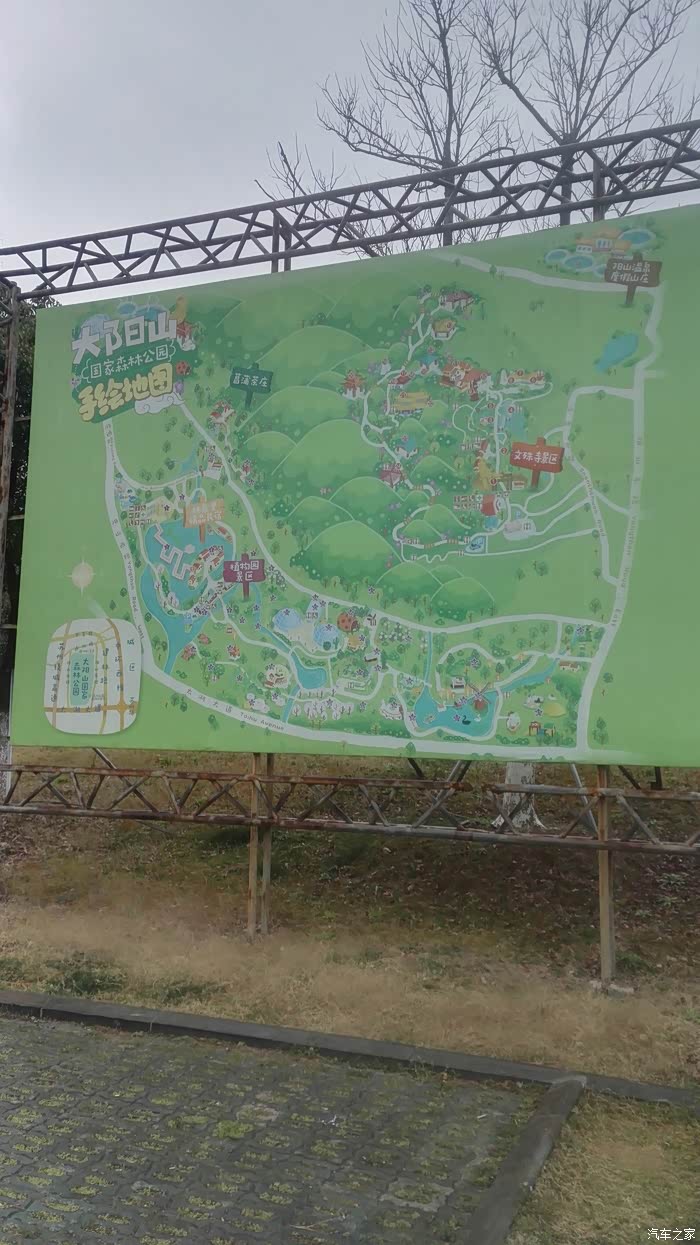 游园前先看看线路图免误走