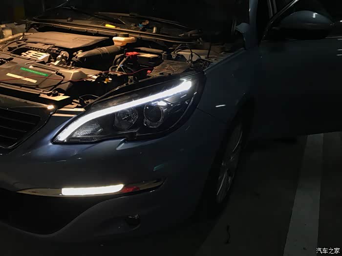 【图】308s成功更换新308原厂大灯_标致308s论坛_汽车之家论坛