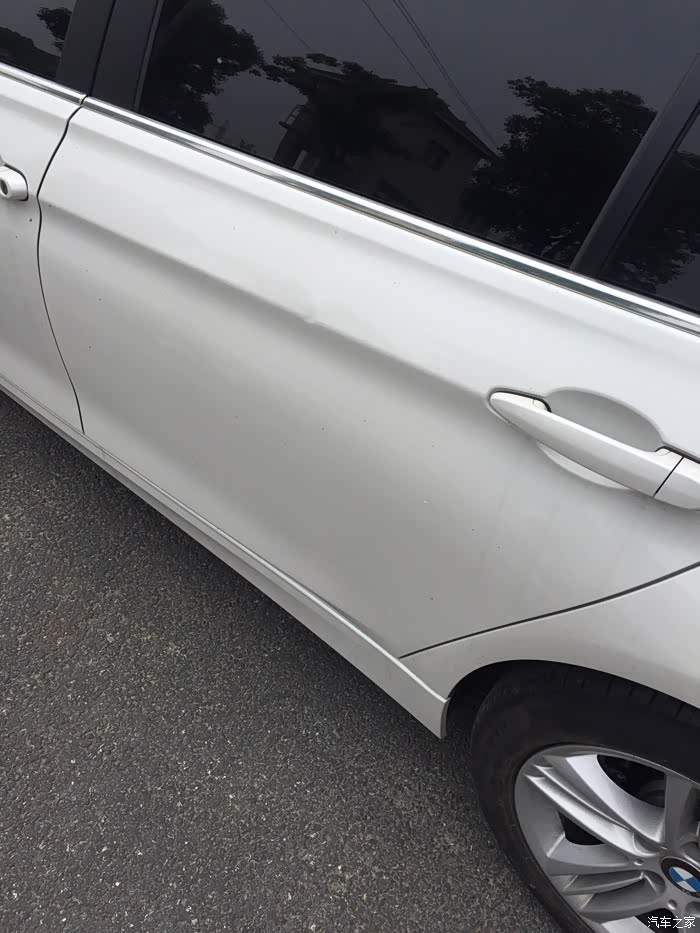 【图】车破了……_宝马3系论坛_汽车之家论坛