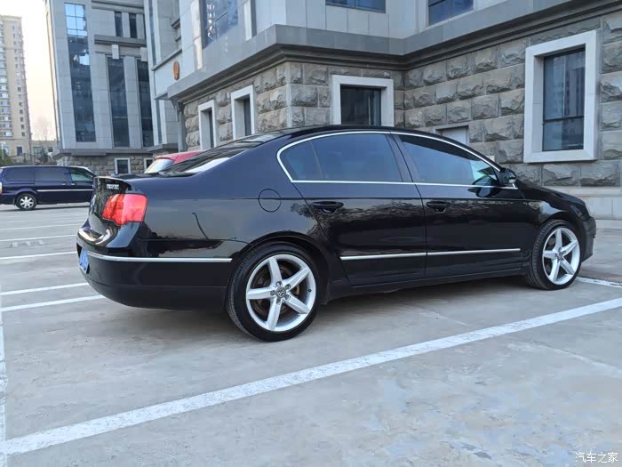 迈腾b6换装18寸轮毂大家看看好看不