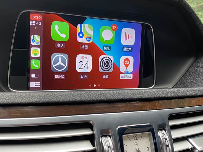 老车新玩2014款奔驰e260升级无线carplay