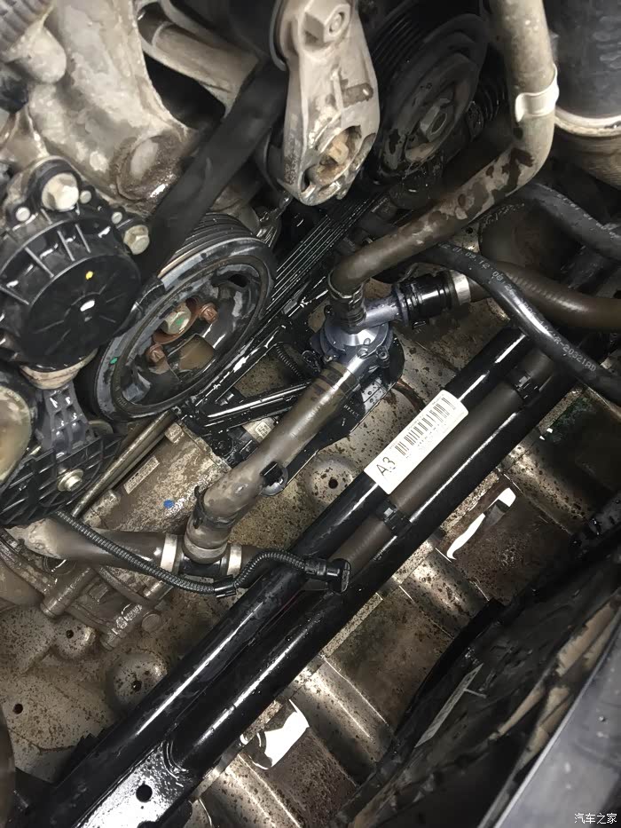 修车无止境～diy更换涡轮辅助水泵!