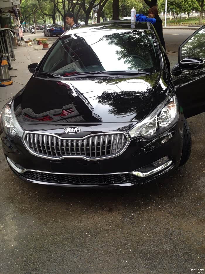 【图】k3黑色好看吗?_起亚k3/k3s论坛_汽车之家论坛