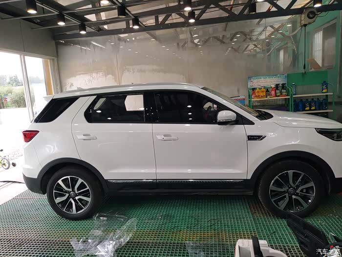 【图】55贴膜中,霸气!_长安cs55论坛_汽车之家论坛