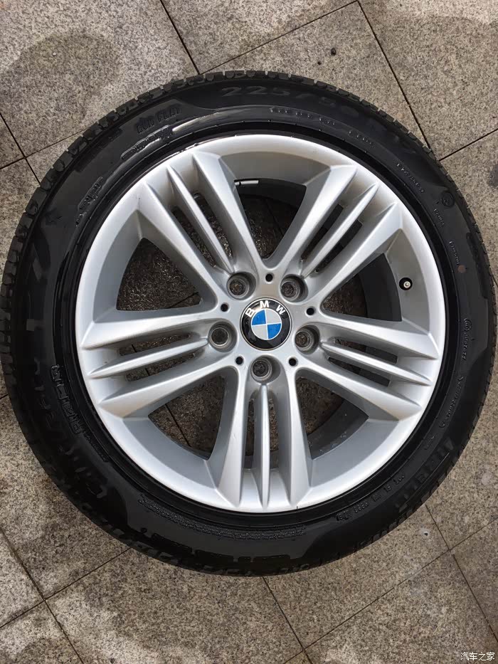【图】出320li原厂行驶1300公里的17寸轮毂加胎_宝马3系论坛_汽车之家
