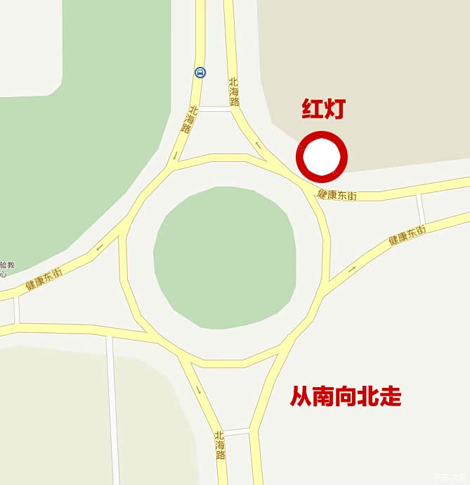 咨询潍坊车友北海路健康街玄武街两个环岛连着两天闯红灯