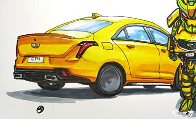 之前8幅都画车头,这次画车尾.