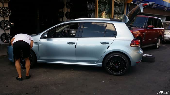 【图】高6蓝驱全车水泥灰diy改色正能量帖_高尔夫论坛_汽车之家论坛