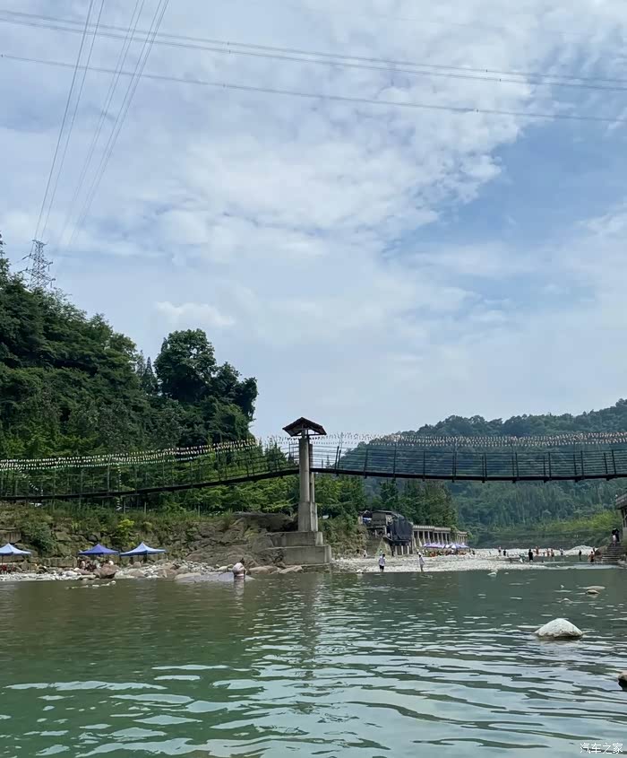 自驾爱车,去杨柳坪玩儿水避暑