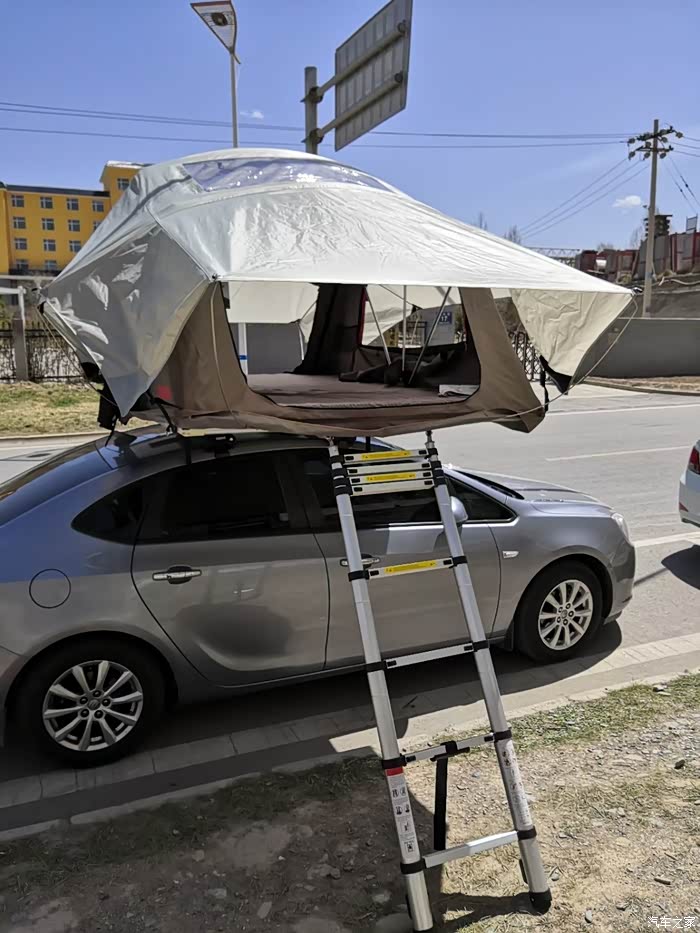 别克英朗安装yakima车顶帐篷