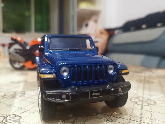 车模分享蓝色jeep车模分享