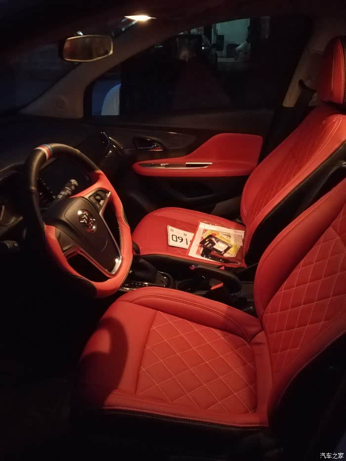 昂科拉骚红内饰完美改装