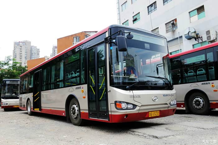 天津的海格公交车