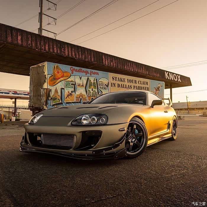 丰田supra 汽车改装,追逐清晨的太阳