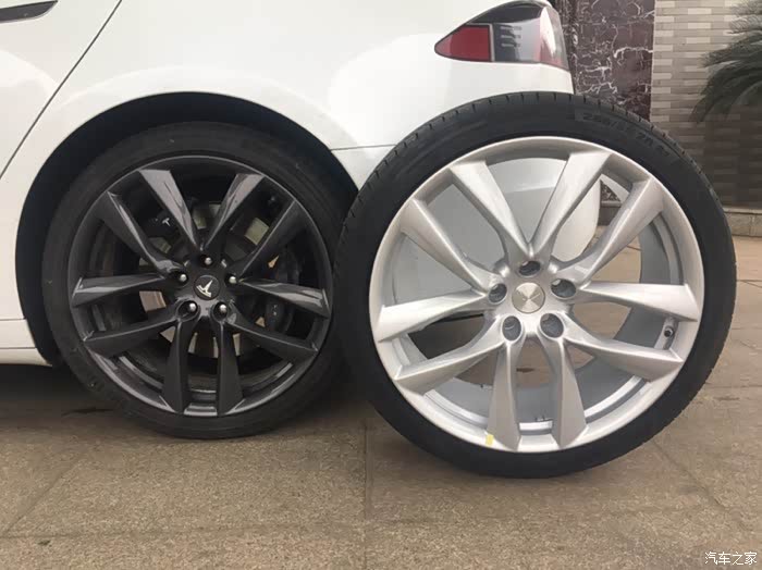 s用21寸限量银色蛛网轮毂