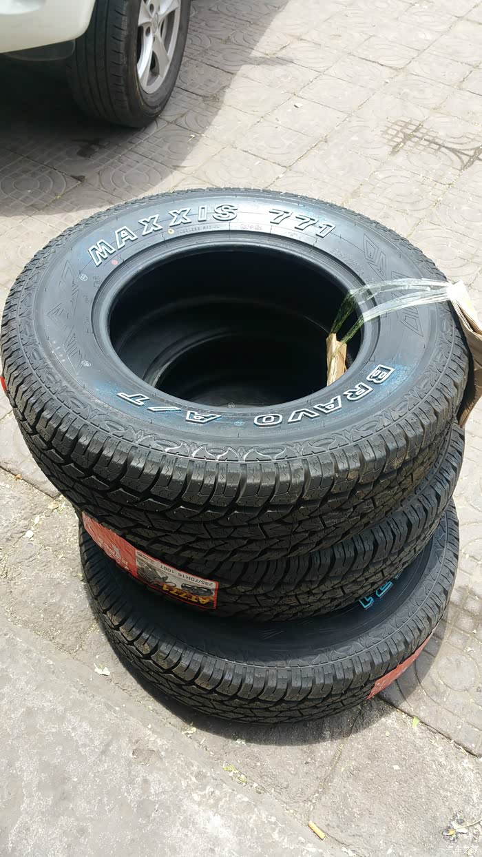 二次换装玛吉斯at771轮胎