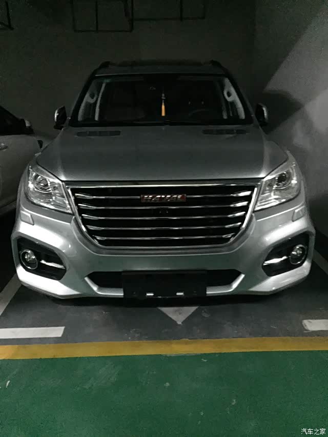 【图】车到了,刚发微信给我让去提车,银色尊贵_哈弗h9论坛_汽车之家