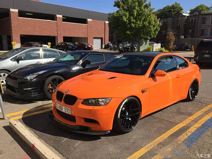 e92m3橙色最后的自然吸气赛道与改装160图