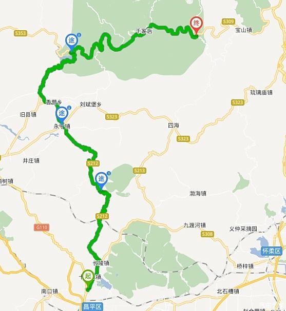 周末自驾昌赤路滦赤路游百里山水画廊