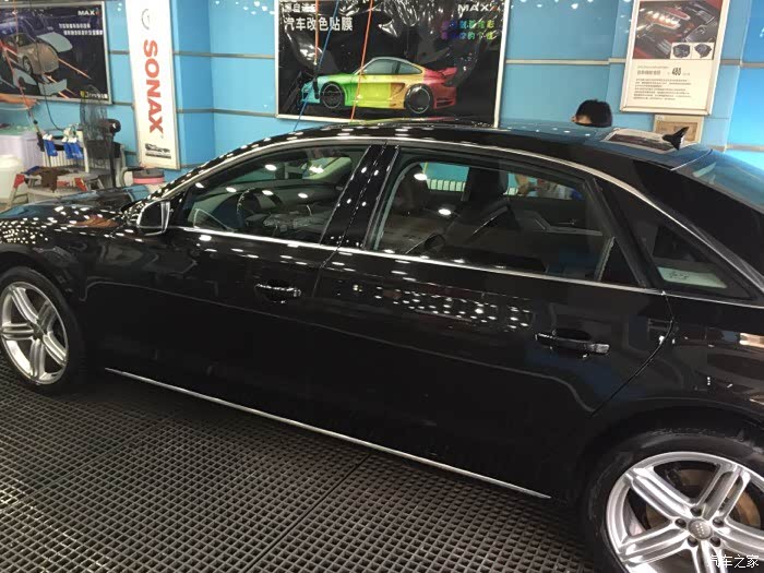 奥迪a8l 改装w12 中尾段 排气 求大神指点 谢谢