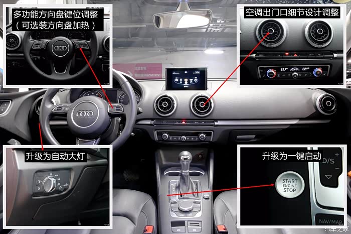 一年能改变多少奥迪a316款vs17款细节对比大哥小弟第四期