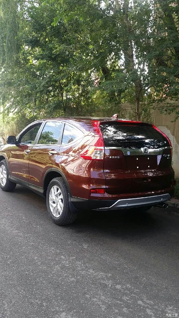 分享2015款新crv24l两驱豪华版琥珀棕提车作业