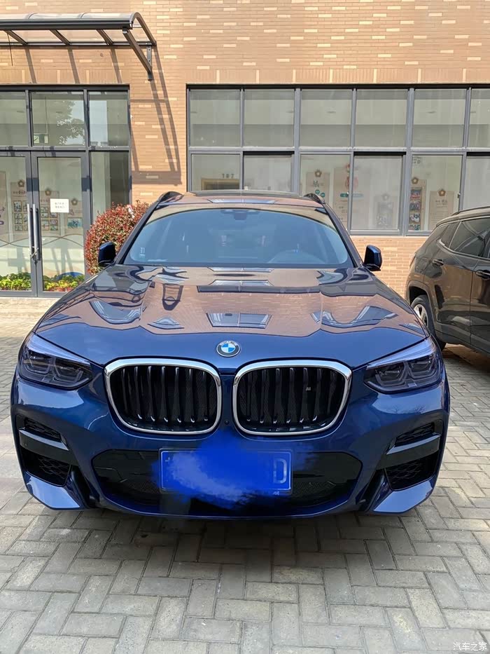 【图】2021款x3 30i量子蓝提车改装贴_宝马x3论坛_汽车之家论坛