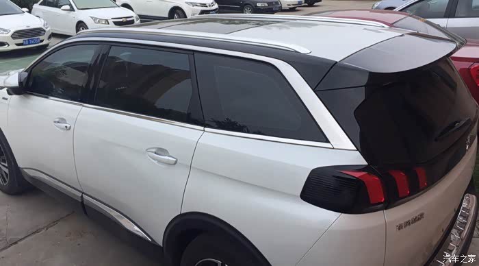 【图】车顶改局部黑顶效果,供各位参考_标致5008论坛_汽车之家论坛